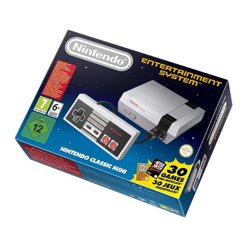 Nintendo NES Classic Mini Console - Grey - جهاز ألعاب
